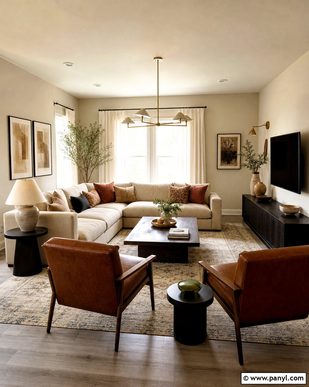 Gray Wood Floors With Beige Furniture - 20 gray wood floors living room decor ideas