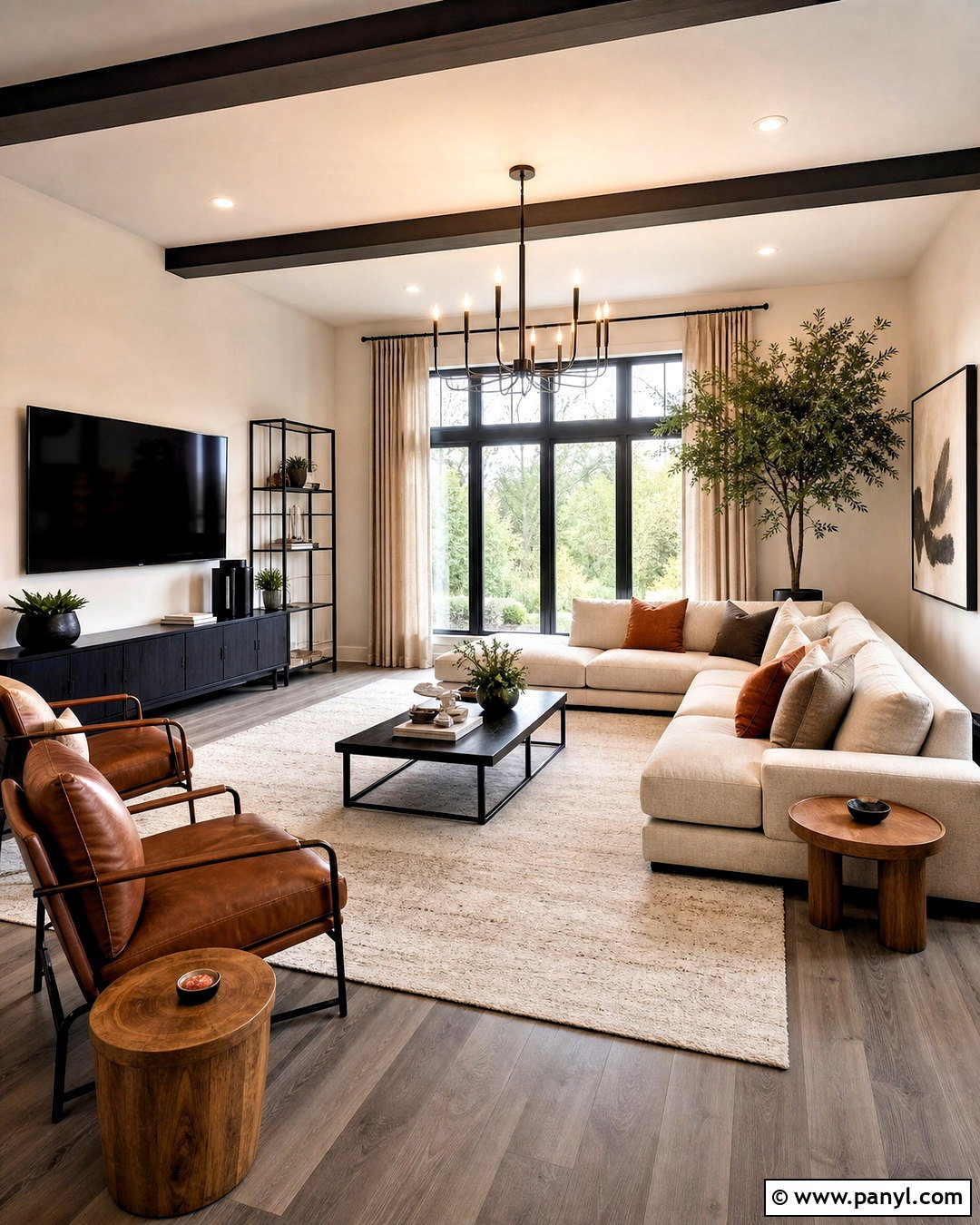 Gray Wood Floors With Black Accents - 20 gray wood floors living room decor ideas
