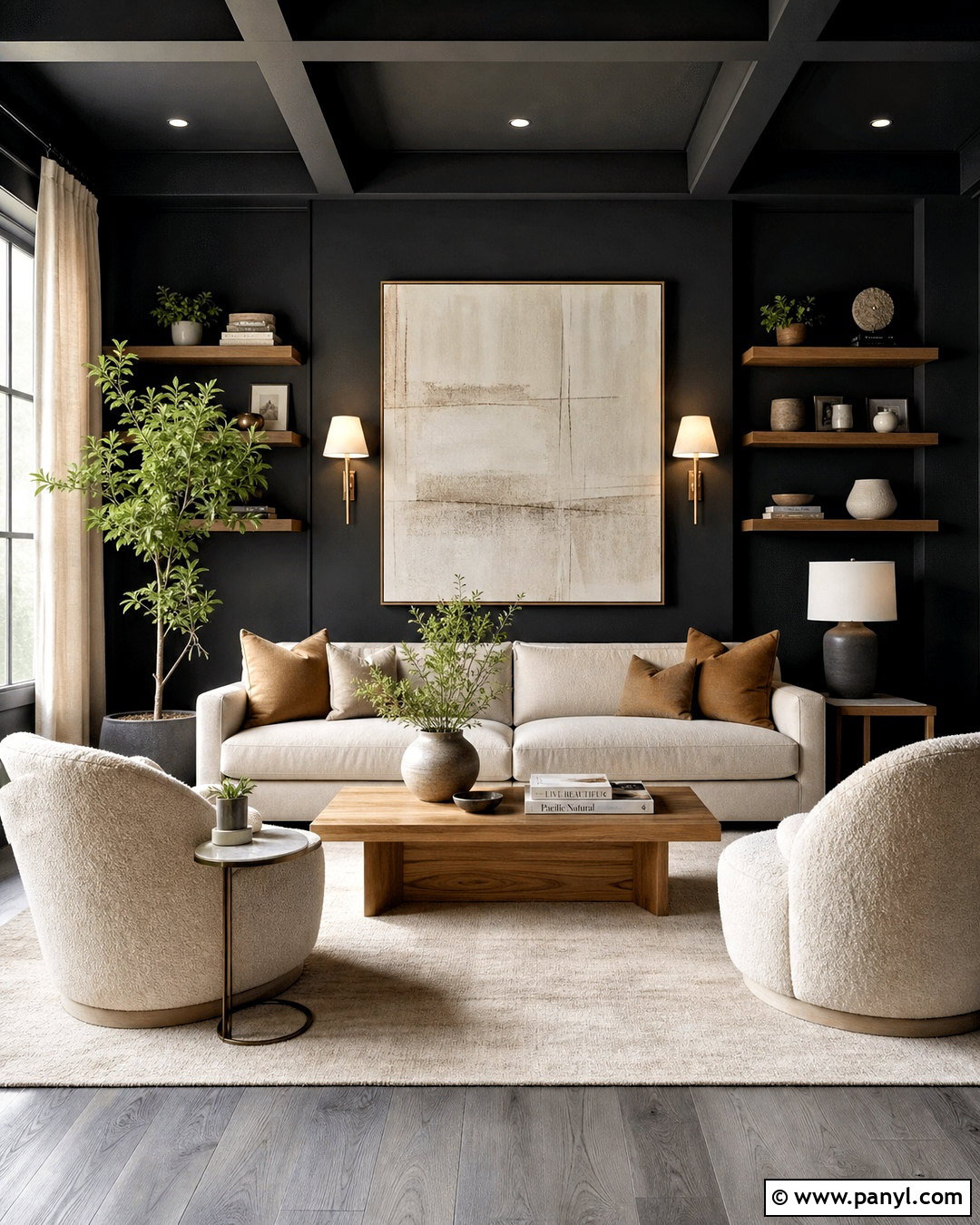 Gray Wood Floors With Charcoal Walls - 20 gray wood floors living room decor ideas