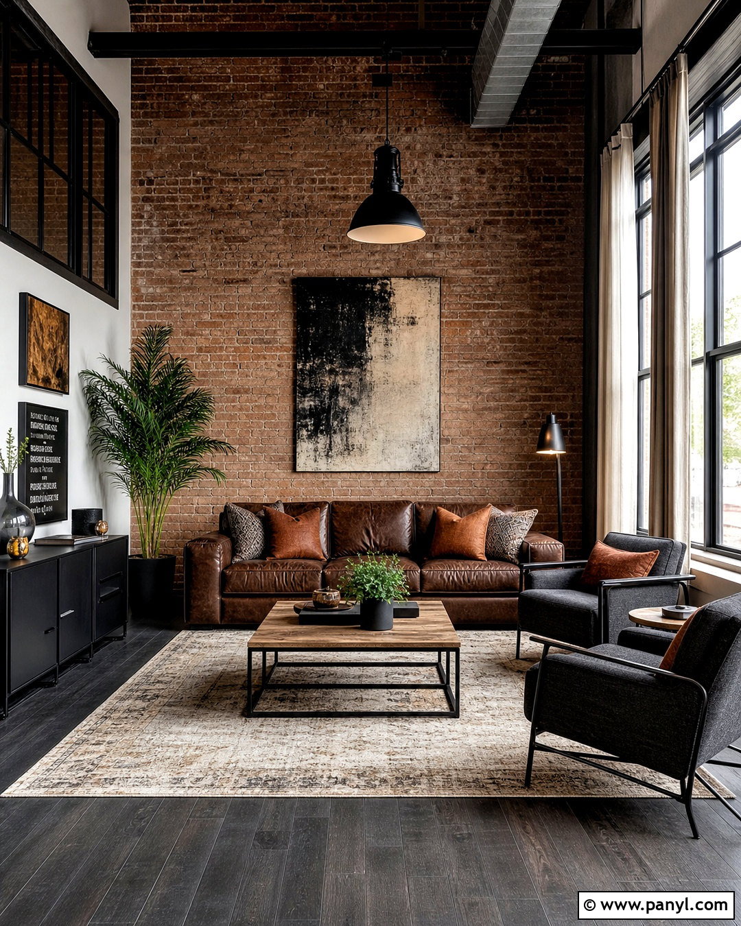Gray Wood Floors With Industrial Decor - 20 gray wood floors living room decor ideas