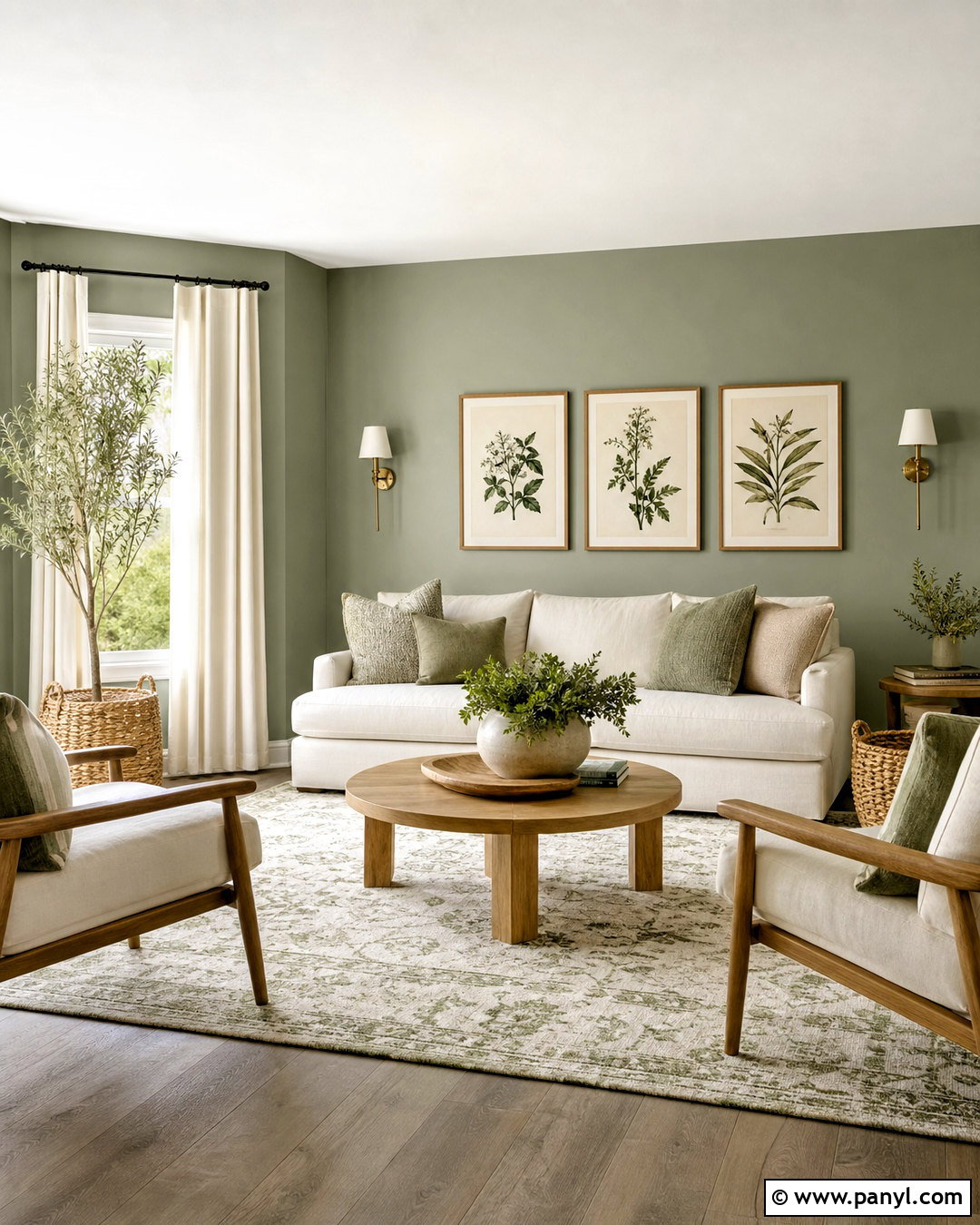 Gray Wood Floors With Sage Green Walls - 20 gray wood floors living room decor ideas