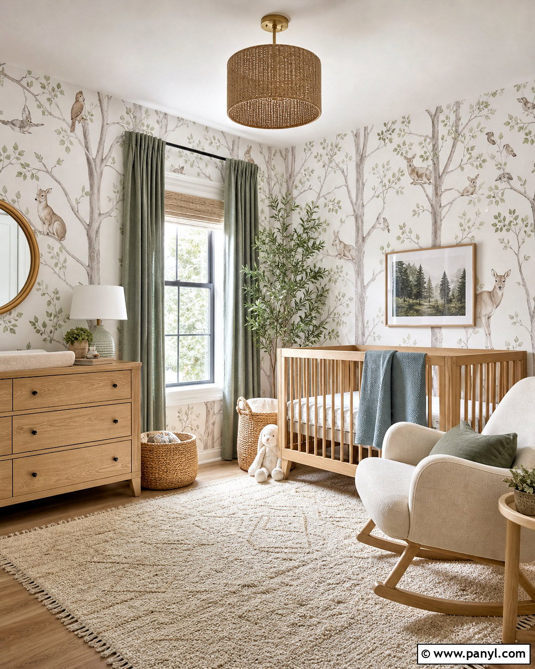 Gray Woodland Nursery Wallpaper - 20 gray wallpaper ideas