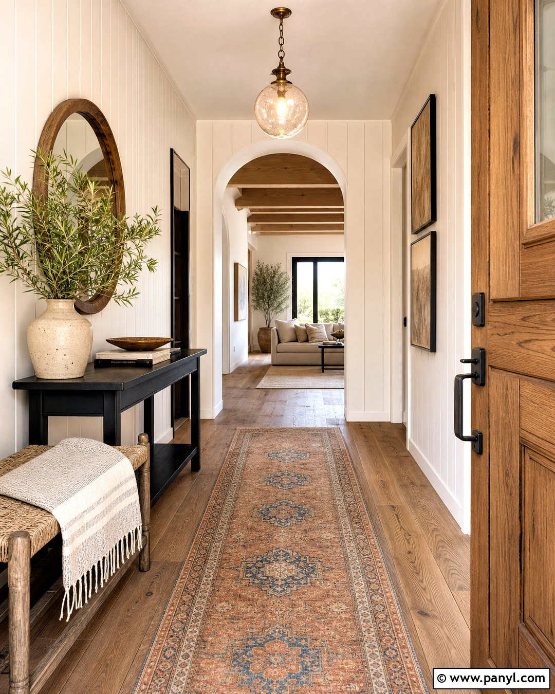 Greek Villa Farmhouse Entryway - 20 sherwin williams farmhouse colors