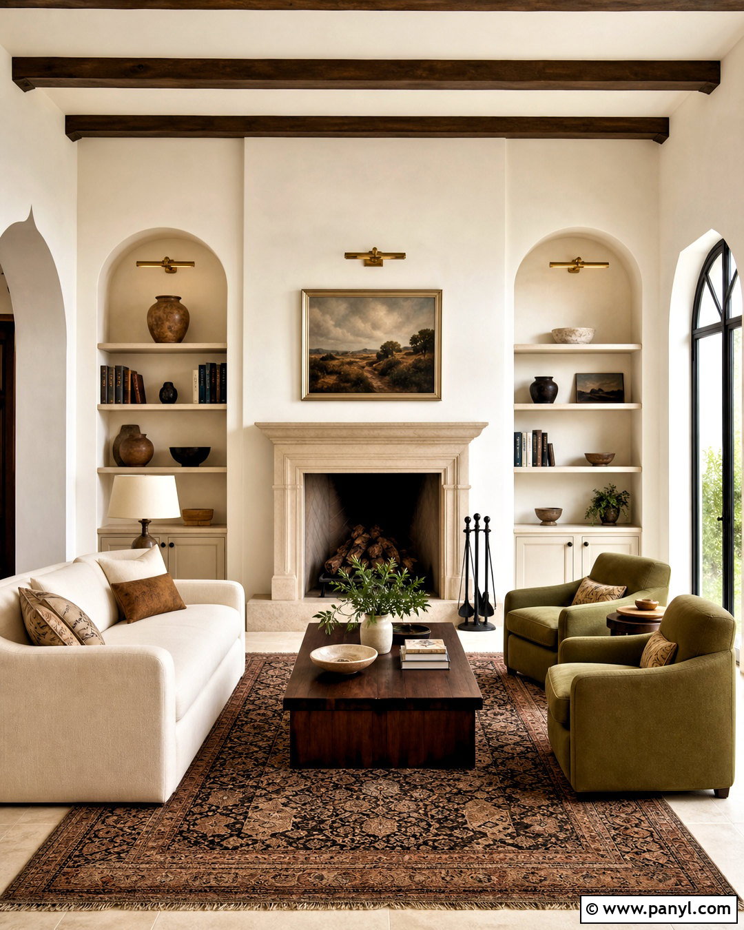 Greek Villa Fireplace - 20 greek villa sherwin williams ideas