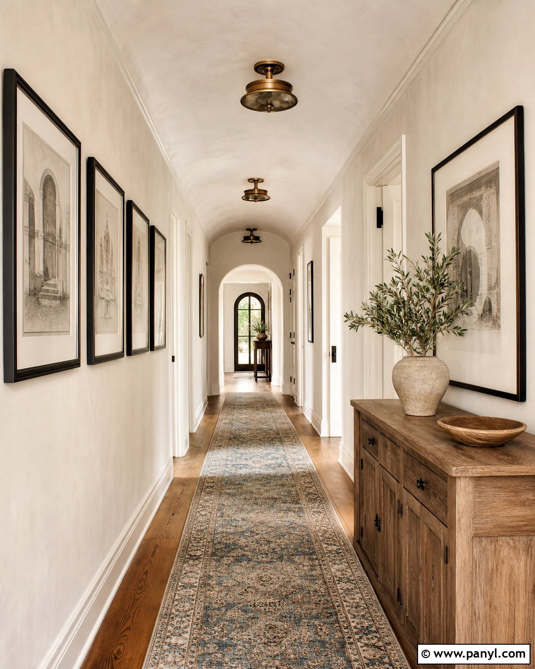 Greek Villa Hallway - 20 greek villa sherwin williams ideas