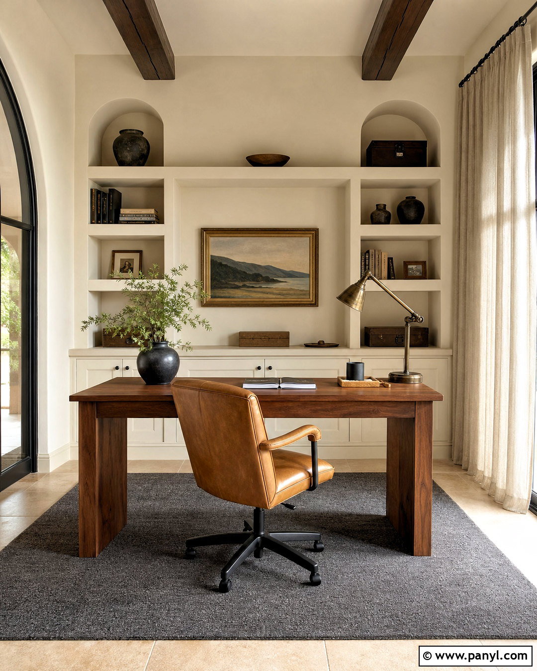 Greek Villa Home Office - 20 greek villa sherwin williams ideas