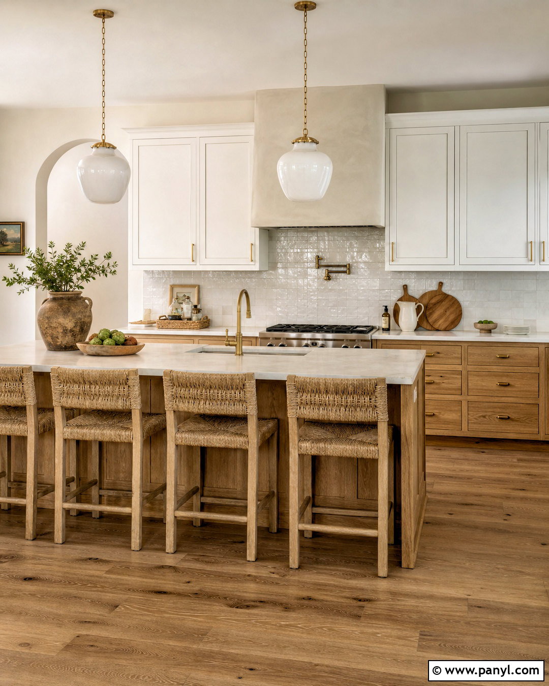 Greek Villa Kitchen Cabinets With White Oak - 20 greek vanilla sherwin williams ideas
