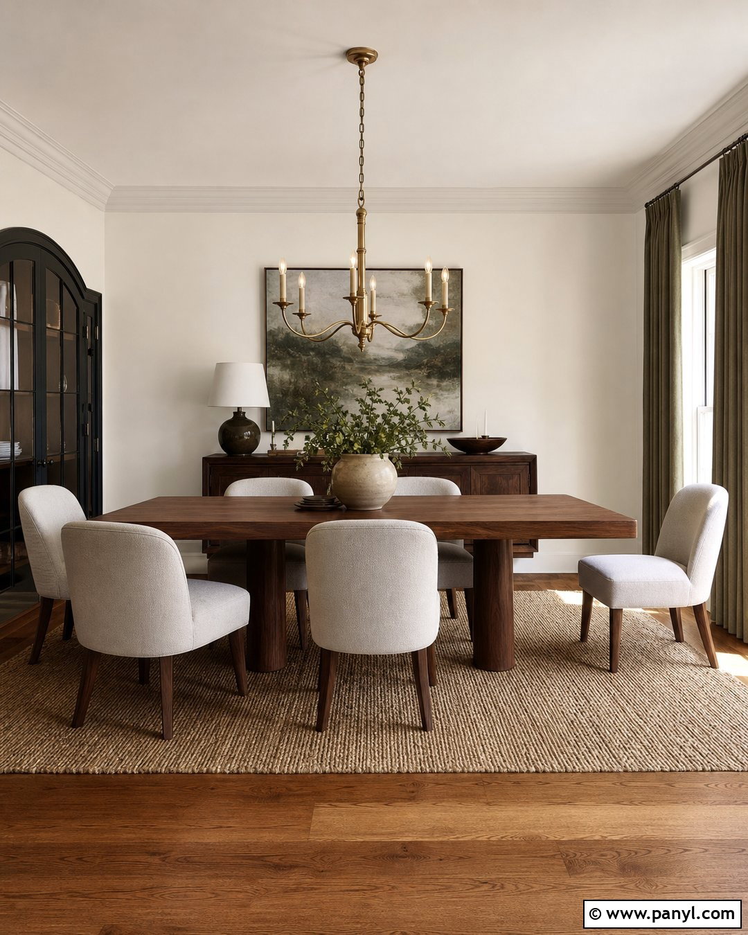 Greek Villa Walls In A Dining Room - 30 sherwin williams greek villa walls