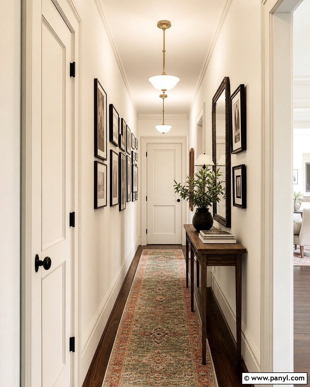 Greek Villa Walls In A Hallway - 30 sherwin williams greek villa walls