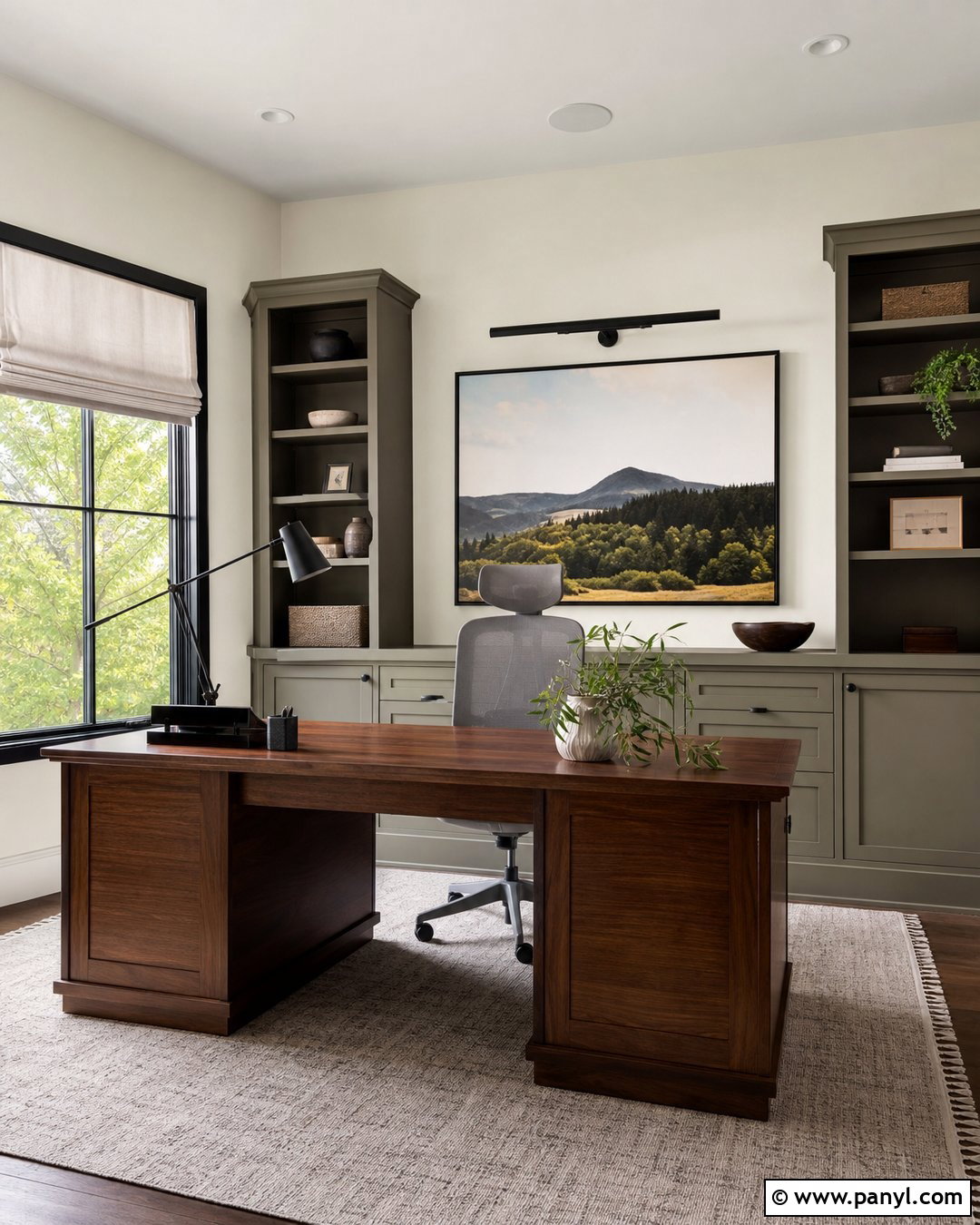 Greek Villa Walls In A Home Office - 30 sherwin williams greek villa walls
