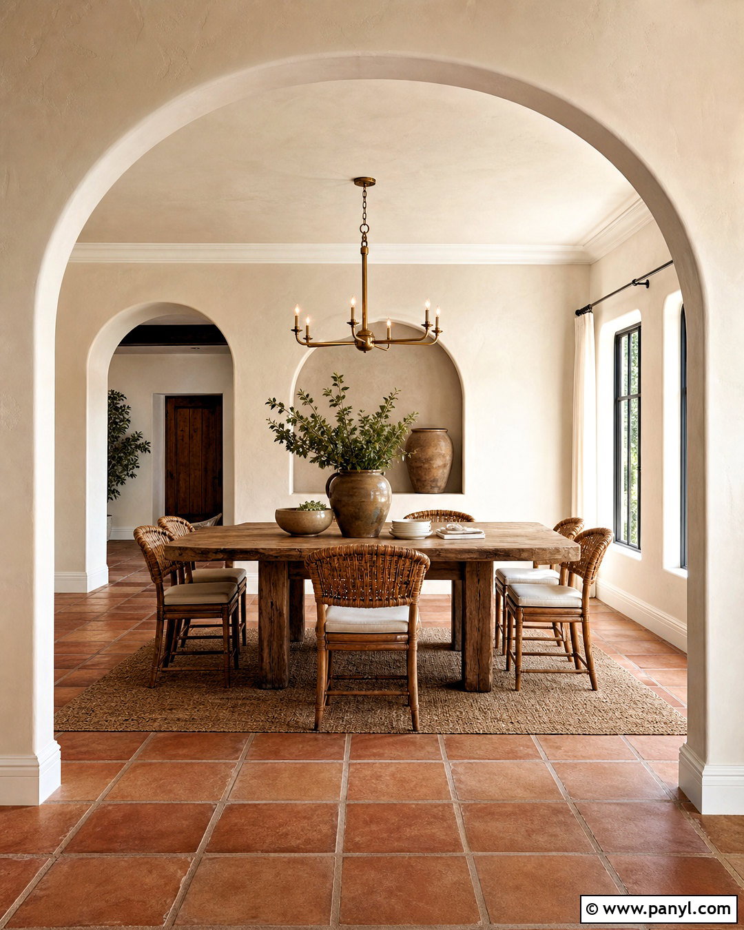 Greek Villa White Trim - 20 white trim paint color ideas