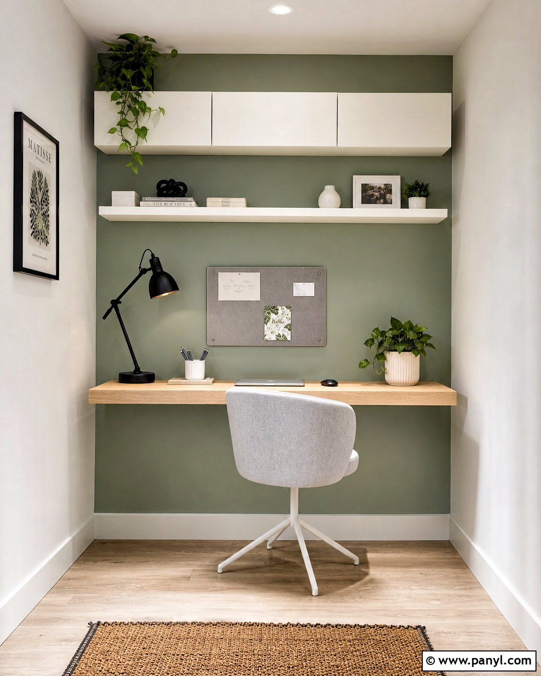 Green Accent Wall For Small Office - 20 green accent wall office ideas