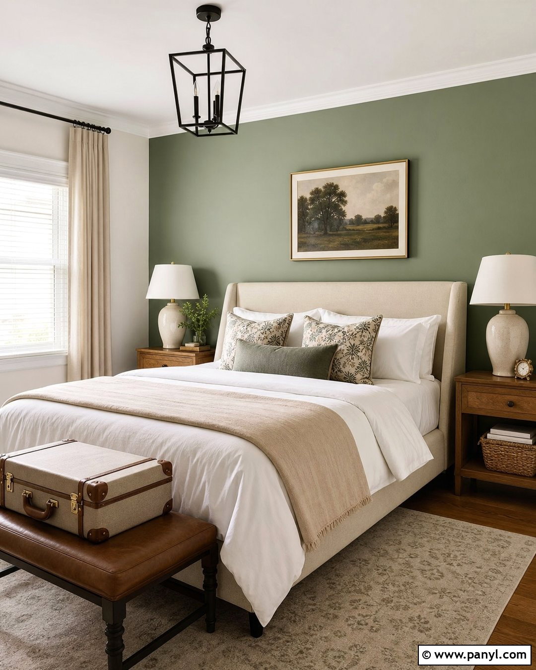 Green Accent Wall Guest Bedroom - 50 green accent wall ideas