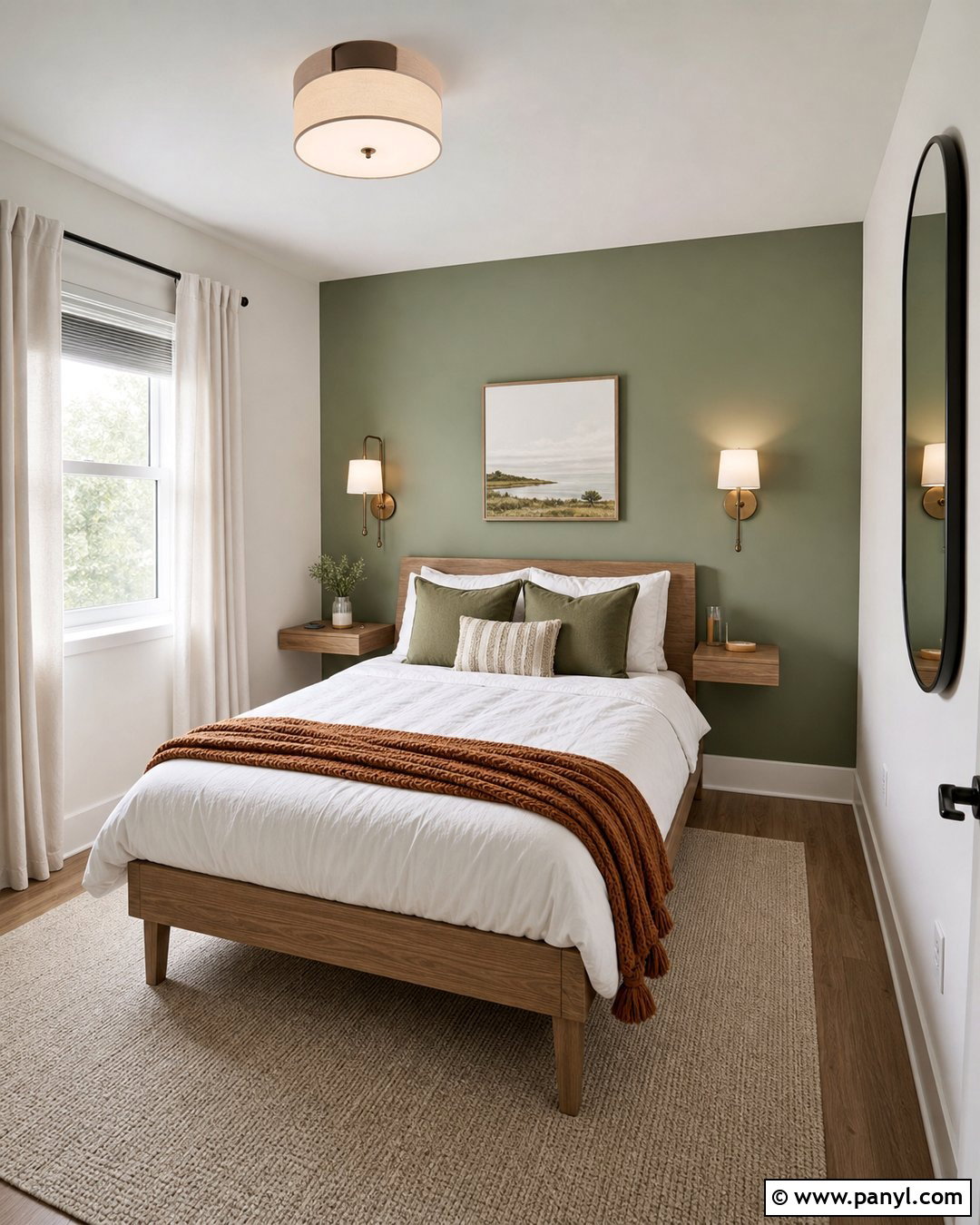 Green Accent Wall Small Bedroom - 50 green accent wall ideas