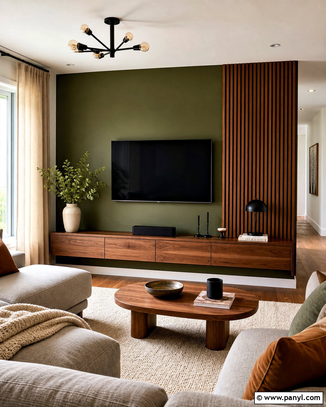 20 Green Accent Wall Living Room Ideas for a Stylish Update