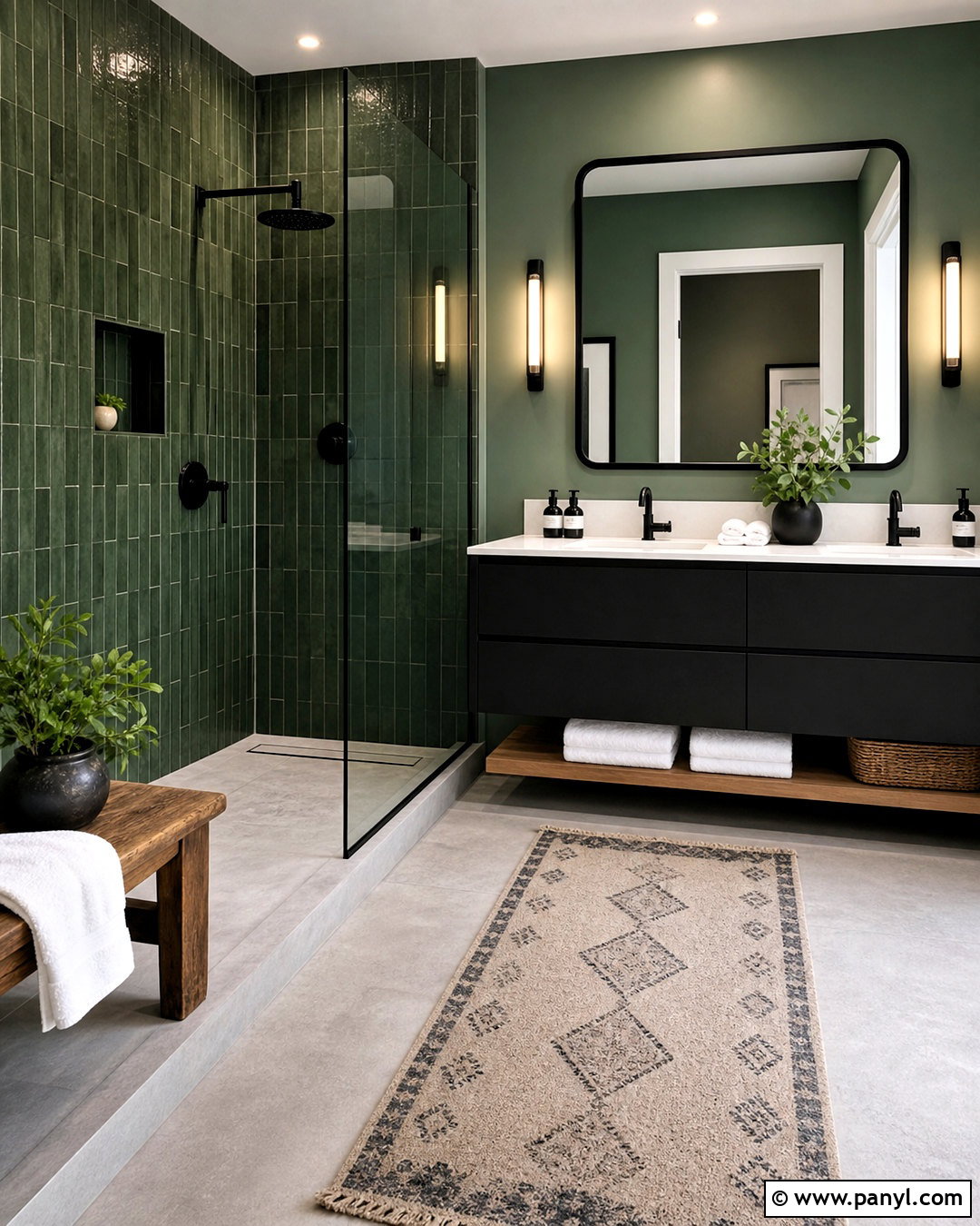 20 Green Bathroom Inspiration Ideas for a Serene Refresh