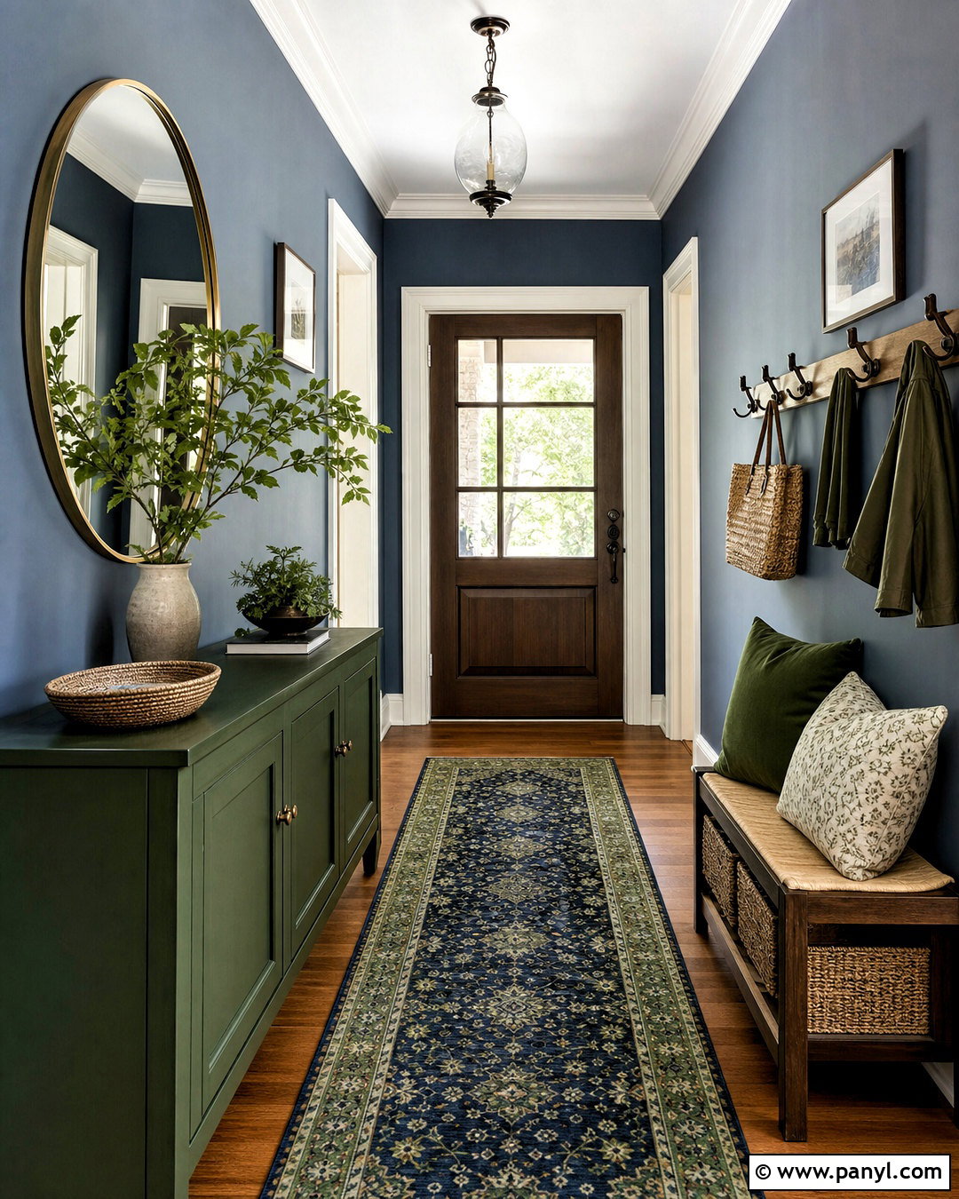 Green And Blue Entryway - 20 green and blue decor ideas