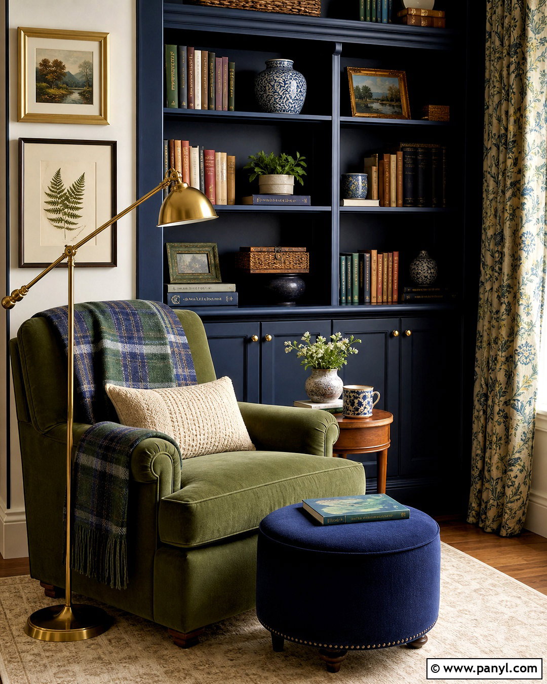 Green And Blue Reading Nook - 20 green and blue decor ideas