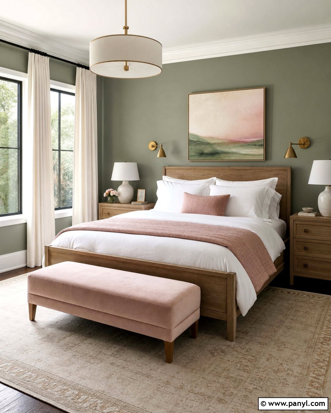 Green And Blush Bedroom - 25 Wall Color Ideas Green Ideas