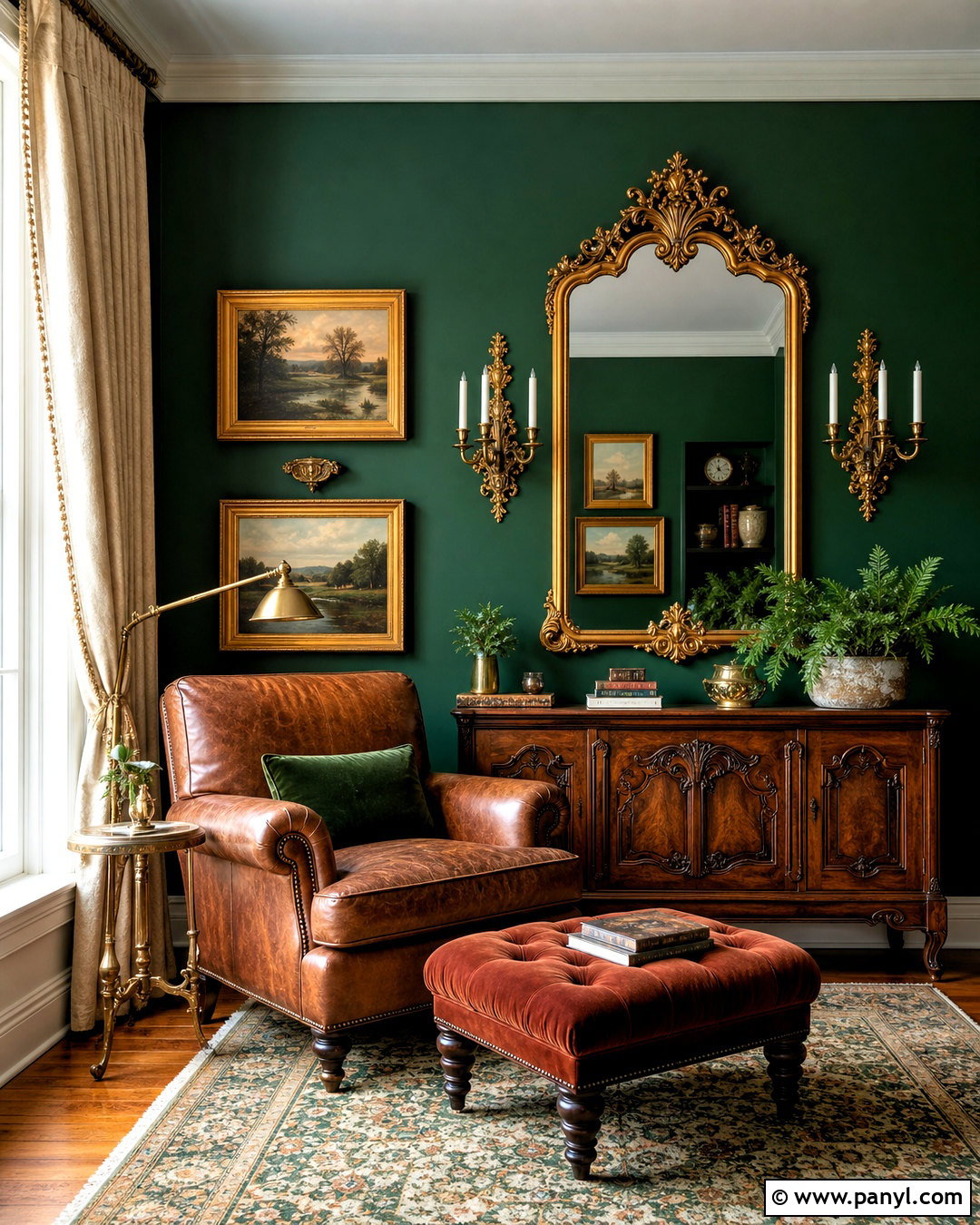Green And Gold Wall Decor - 20 golden wall decor ideas
