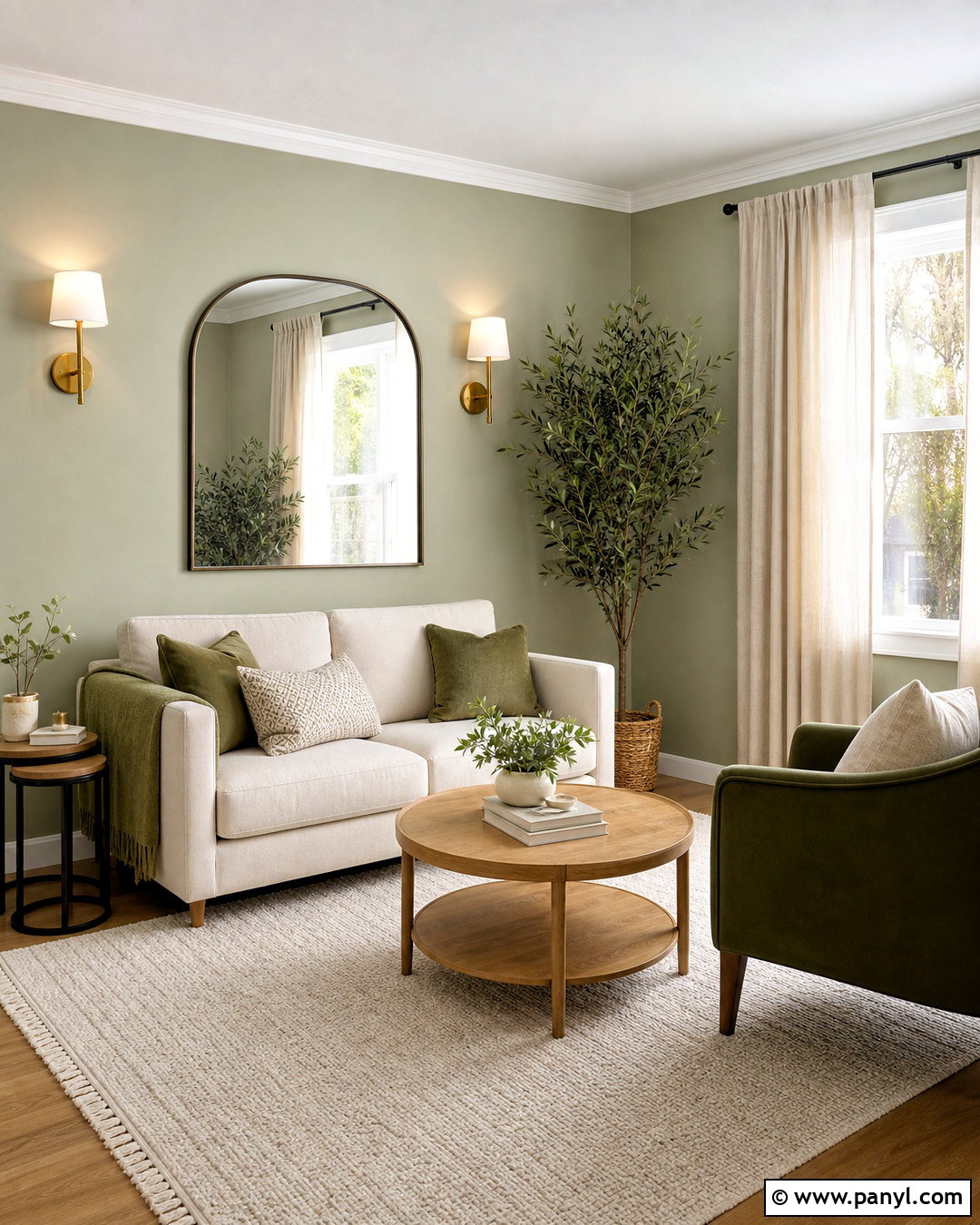 Green And Neutral Small Living Room - 20 green and neutral living room ideas