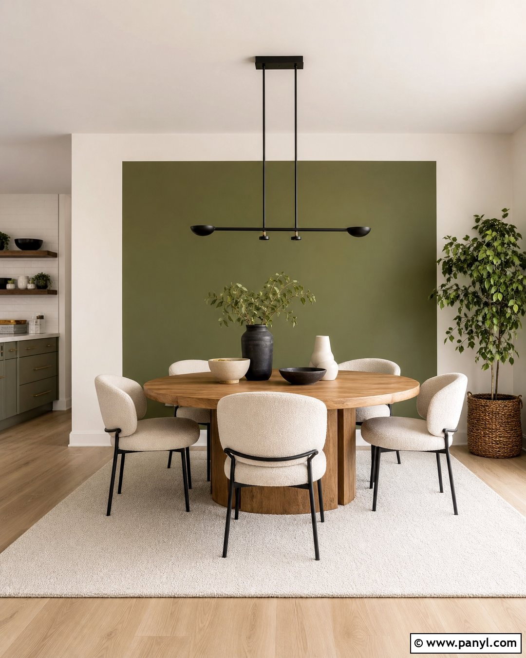 Green And White Color Block Walls - 30 Green And White Walls