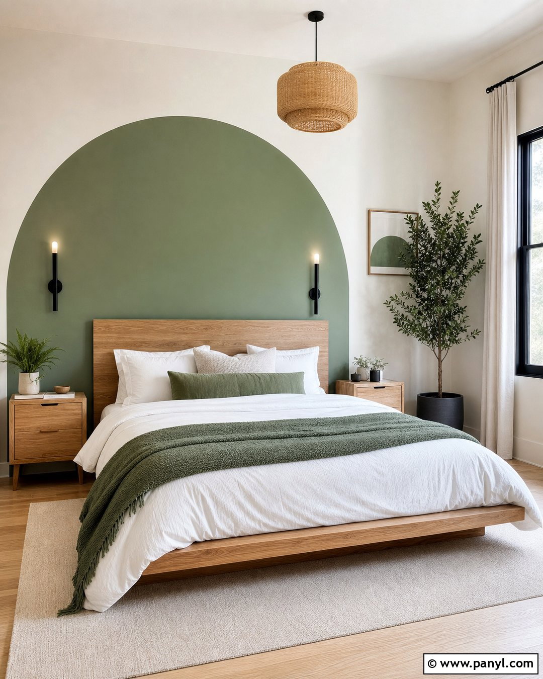 Green And White Geometric Walls - 30 Green And White Walls