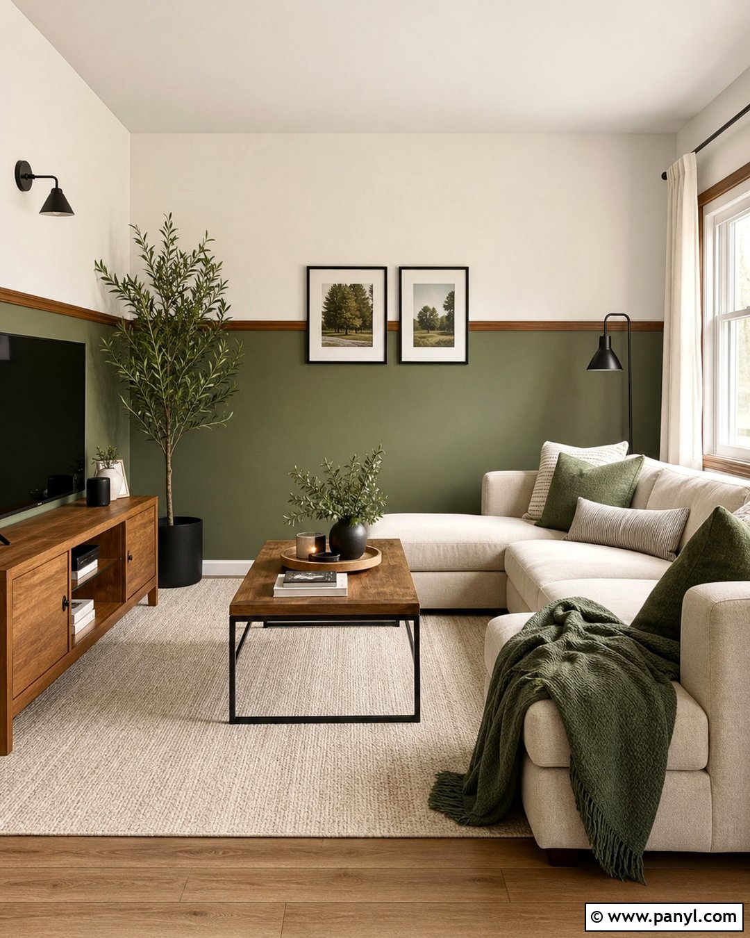 Green And White Half Walls - 30 Green And White Walls