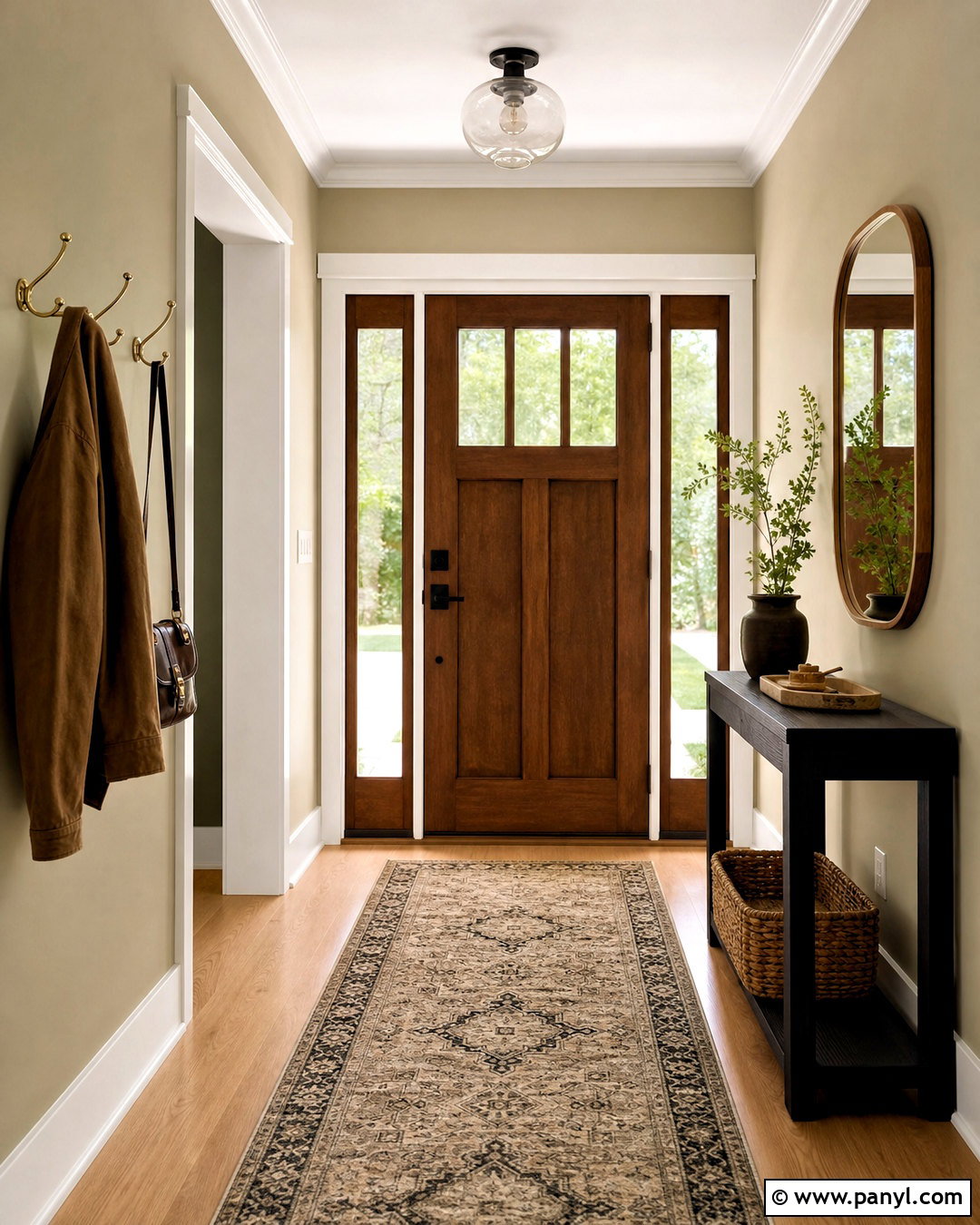 Green Beige Entryway - 20 beige wall colors