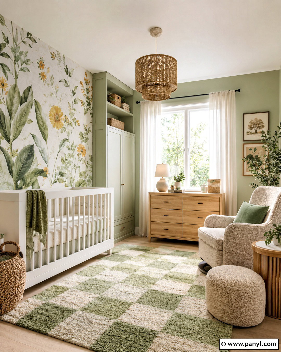 Green Botanical Nursery - 20 bright nursery ideas