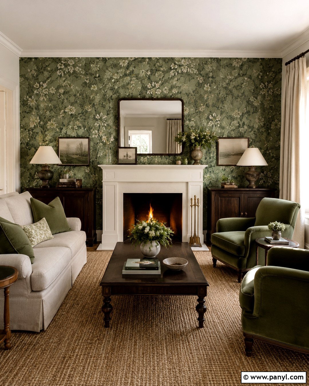20 Green Wall Behind Fireplace Ideas: Cozy Hearth Inspiration