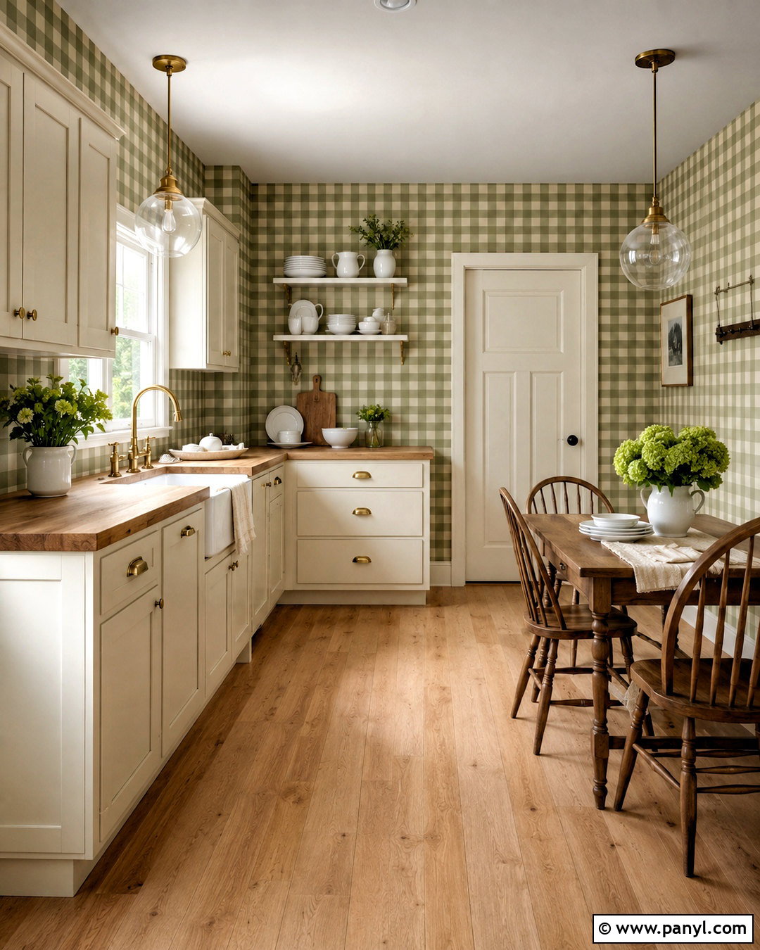 Green Checkered Wallpaper Kitchen - 20 cute checkered wallpaper ideas