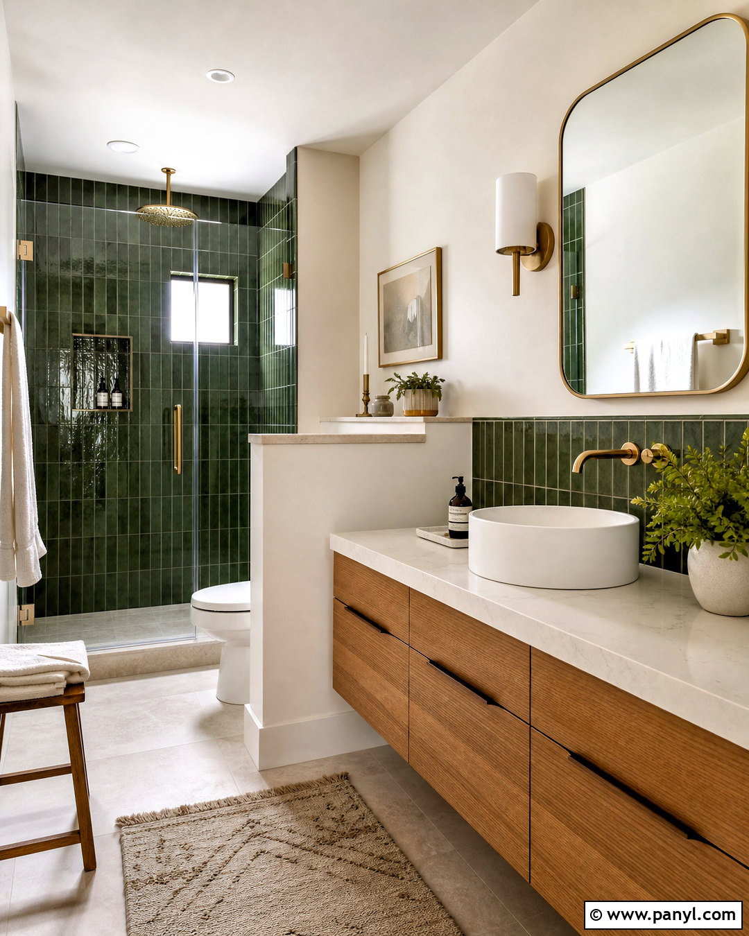 Green Ensuite Bathroom - 20 ensuite bathroom ideas