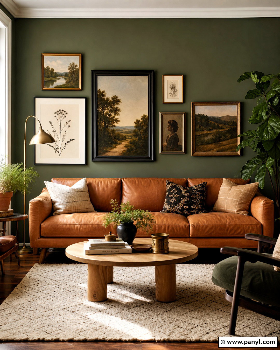 Green Gallery Wall Background - 20 green wall background ideas