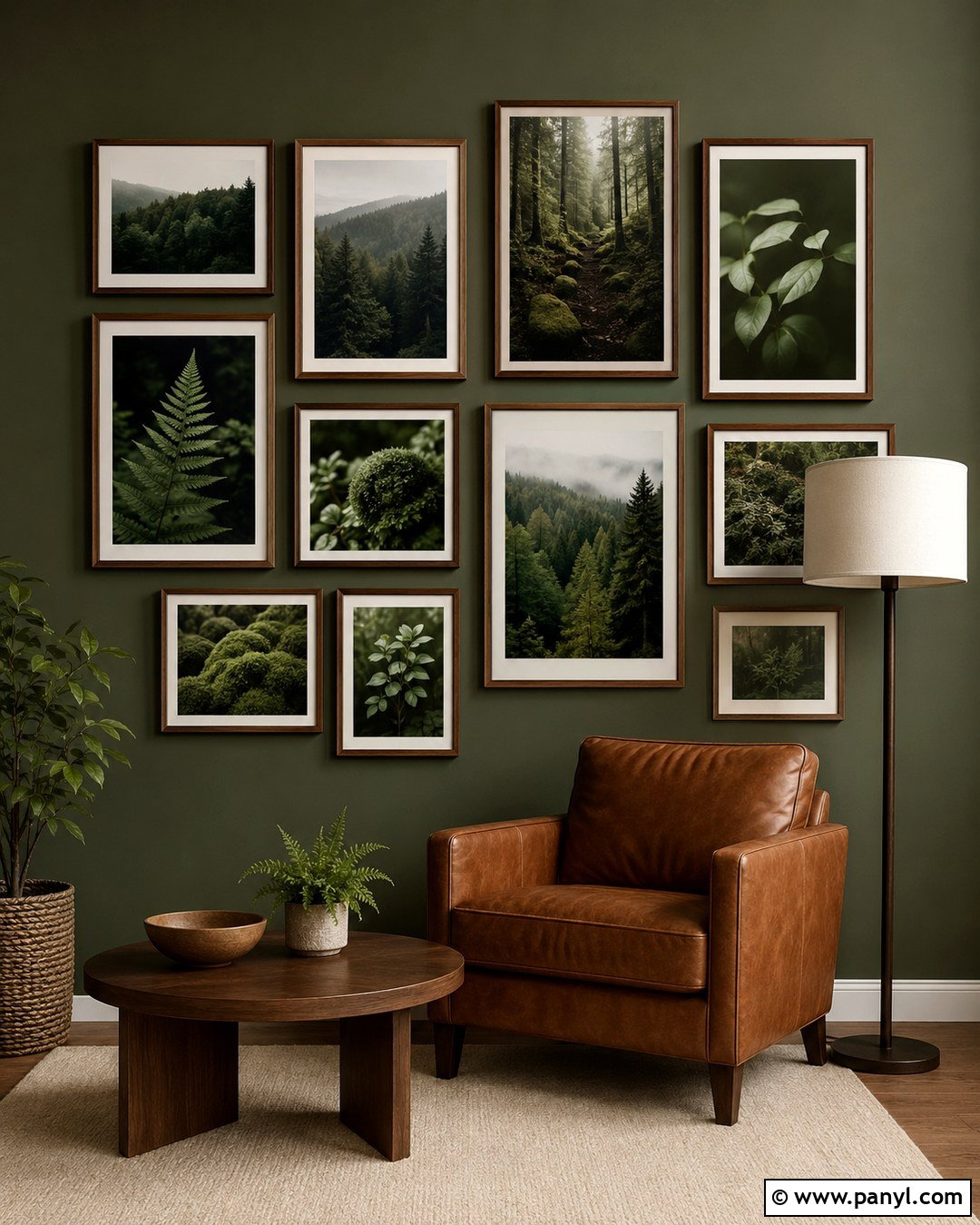 Green Gallery Wall Photos - 20 Gallery Wall Color Photos
