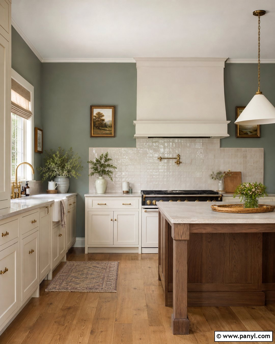 Green Gray Kitchen Walls - 20 Best Gray Kitchen Wall Color Ideas