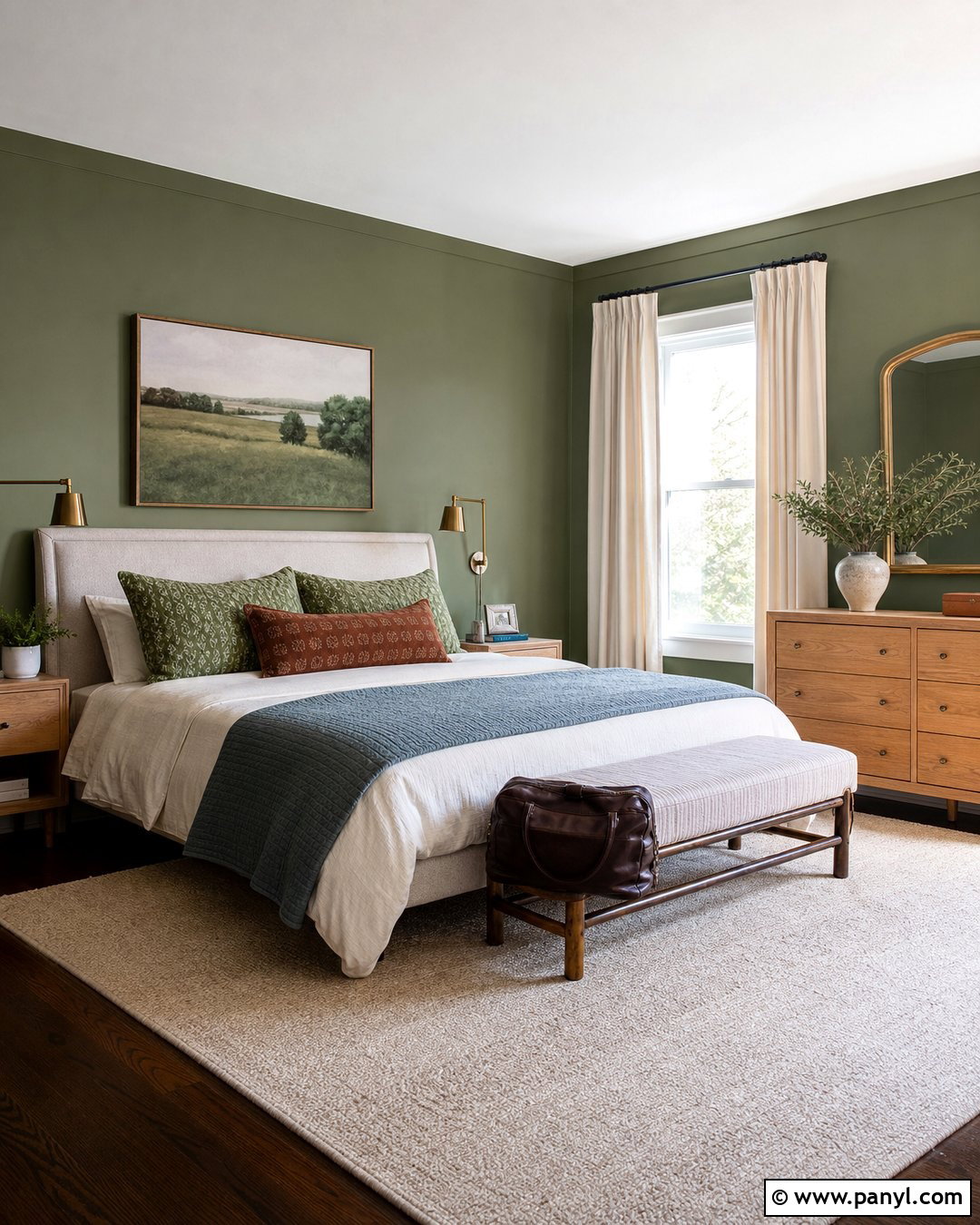 Green Guest Room Walls - 50 green walls