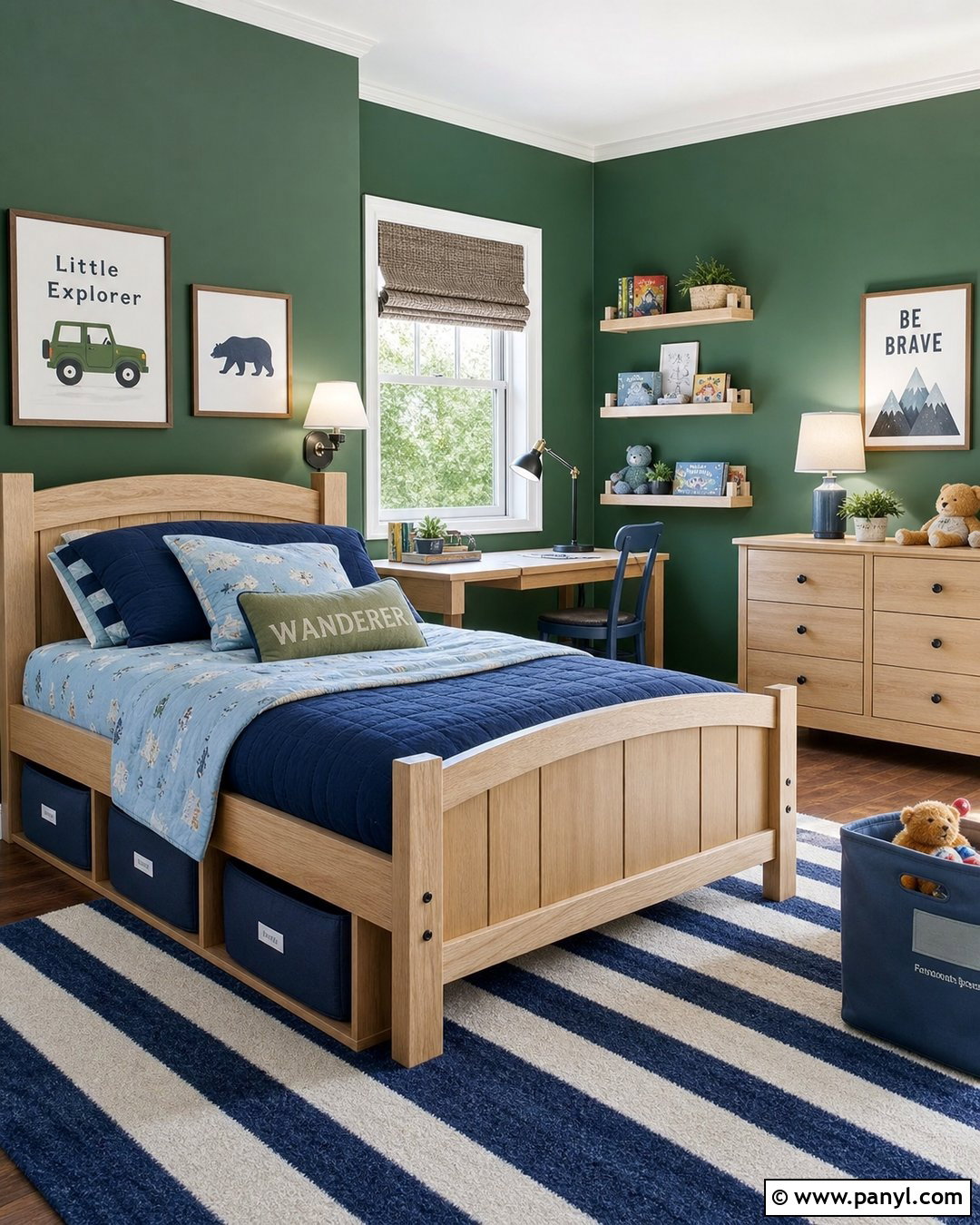 Green Kids Bedroom Walls - 30 Room Green Walls