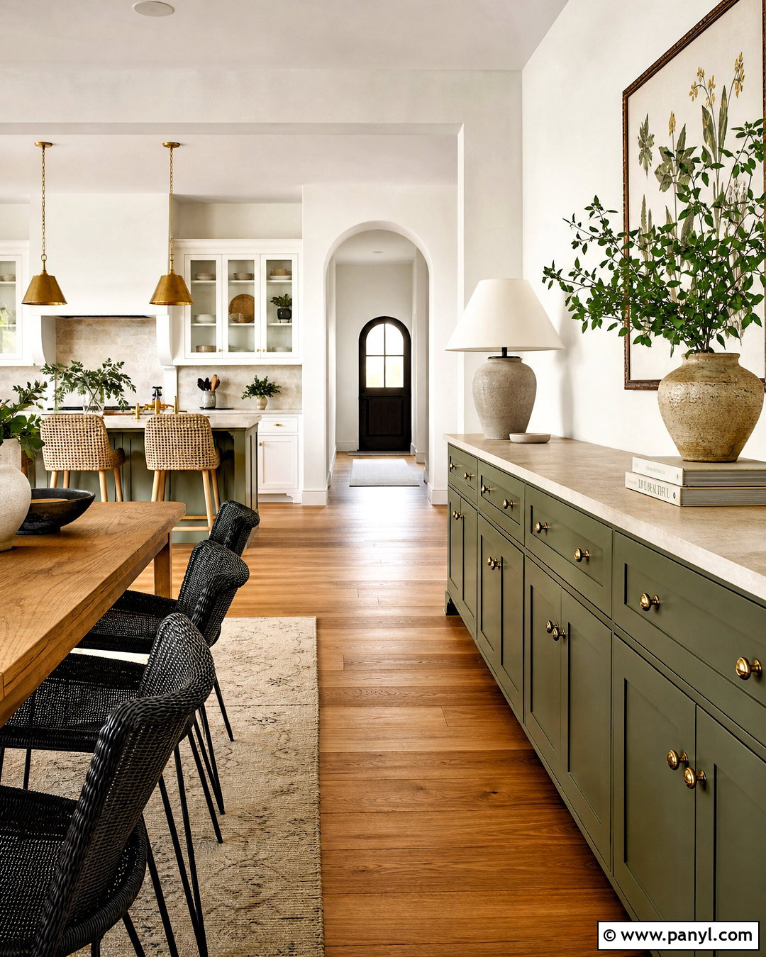 Green Kitchen Sideboard - 20 kitchen sideboard ideas