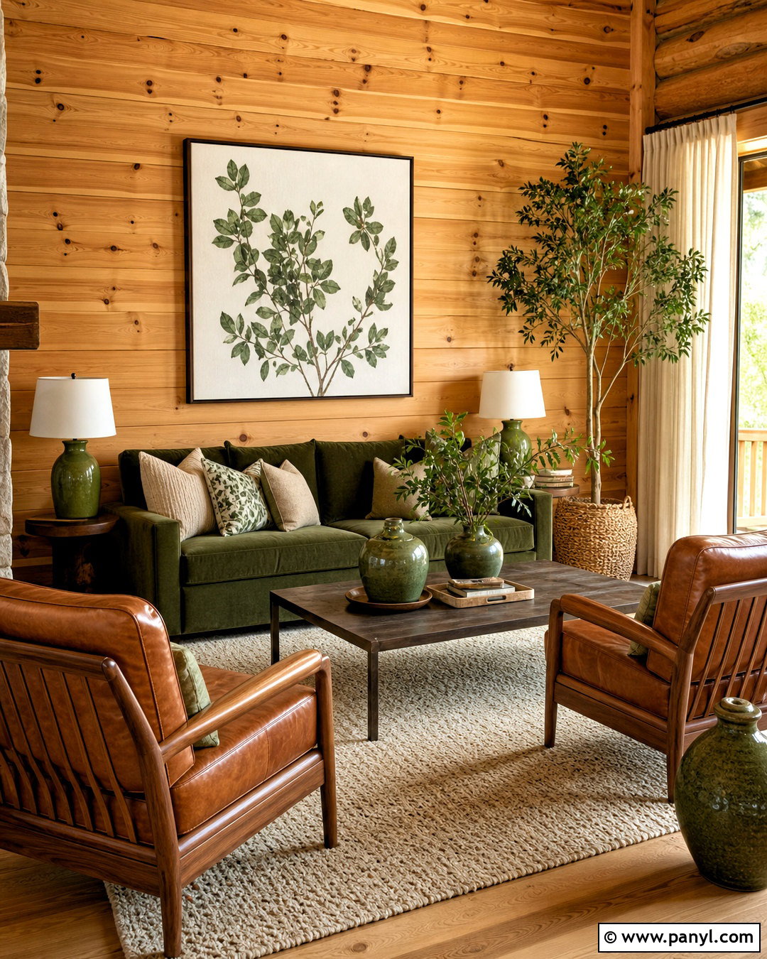 20 Knotty Pine Living Room Ideas for Rustic, Cozy Style