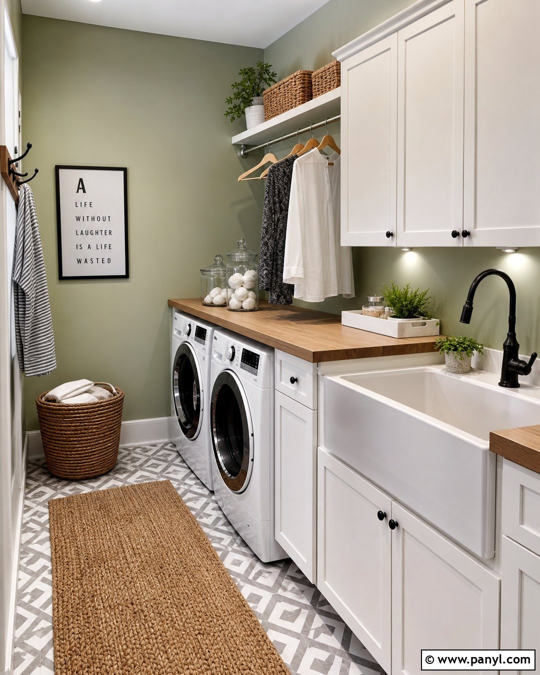 Green Laundry Room Walls - 30 Room Green Walls