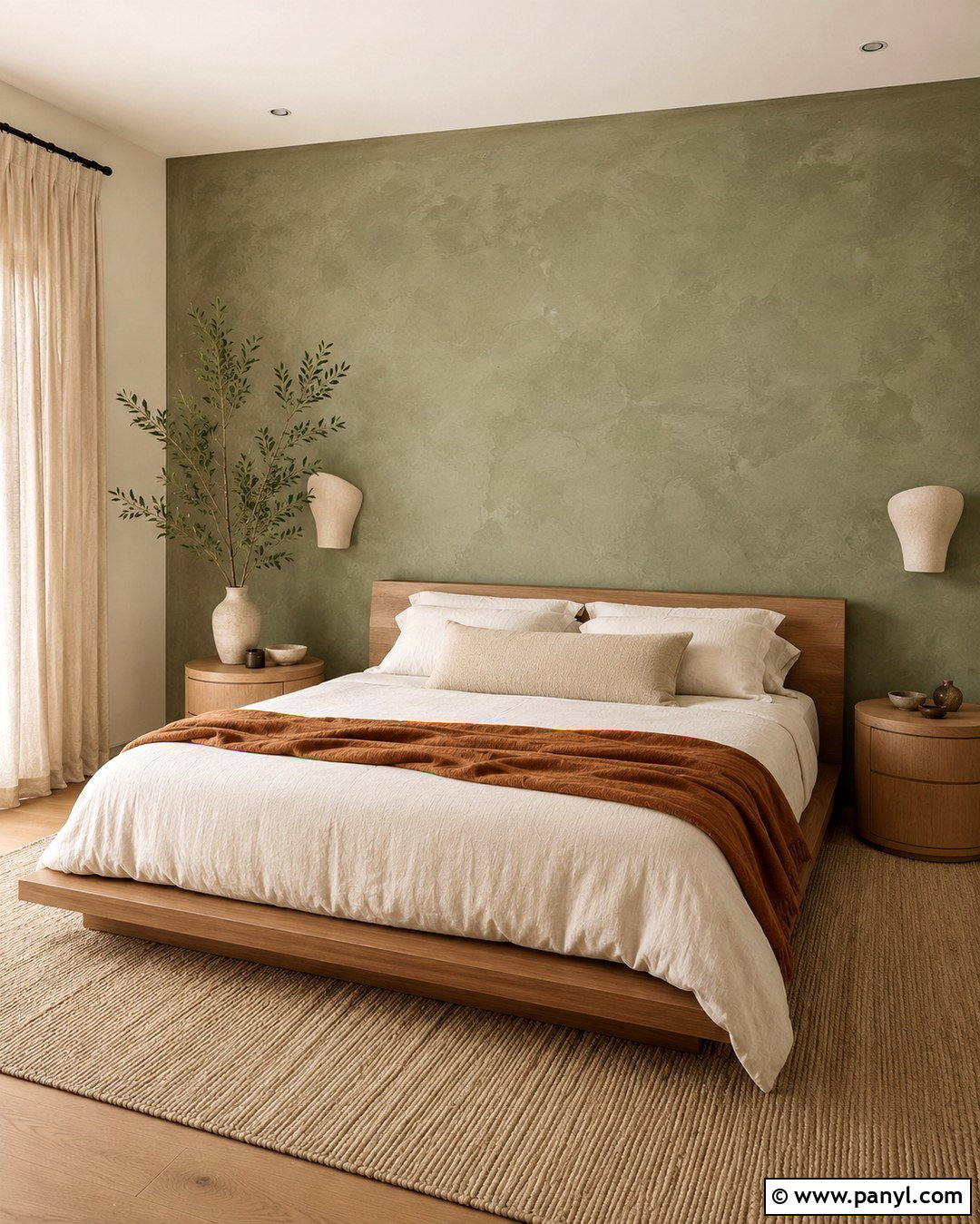 Green Limewash Bedroom Accent Wall - 20 Best Green For Accent Wall Ideas