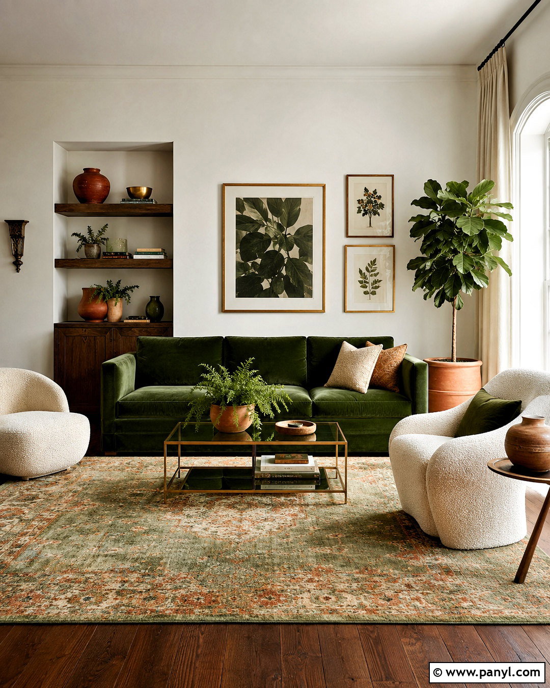 20 Living Room Designs Dark Floors to Brighten Your Space