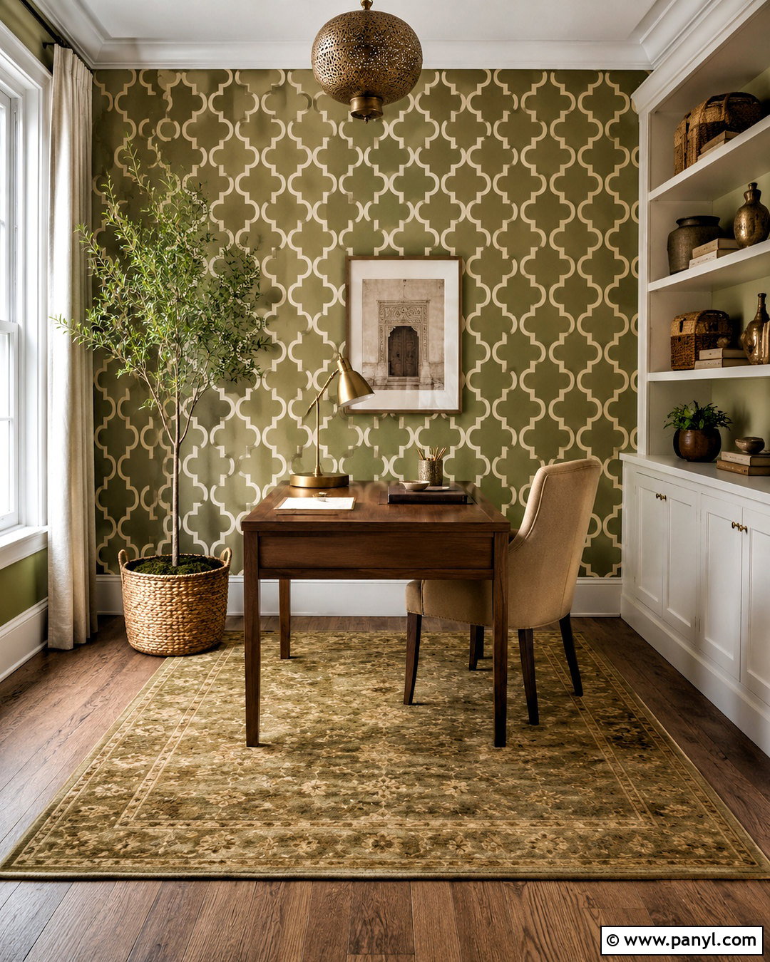 Green Moroccan Trellis Wallpaper - 20 moroccan aesthetic wallpaper ideas