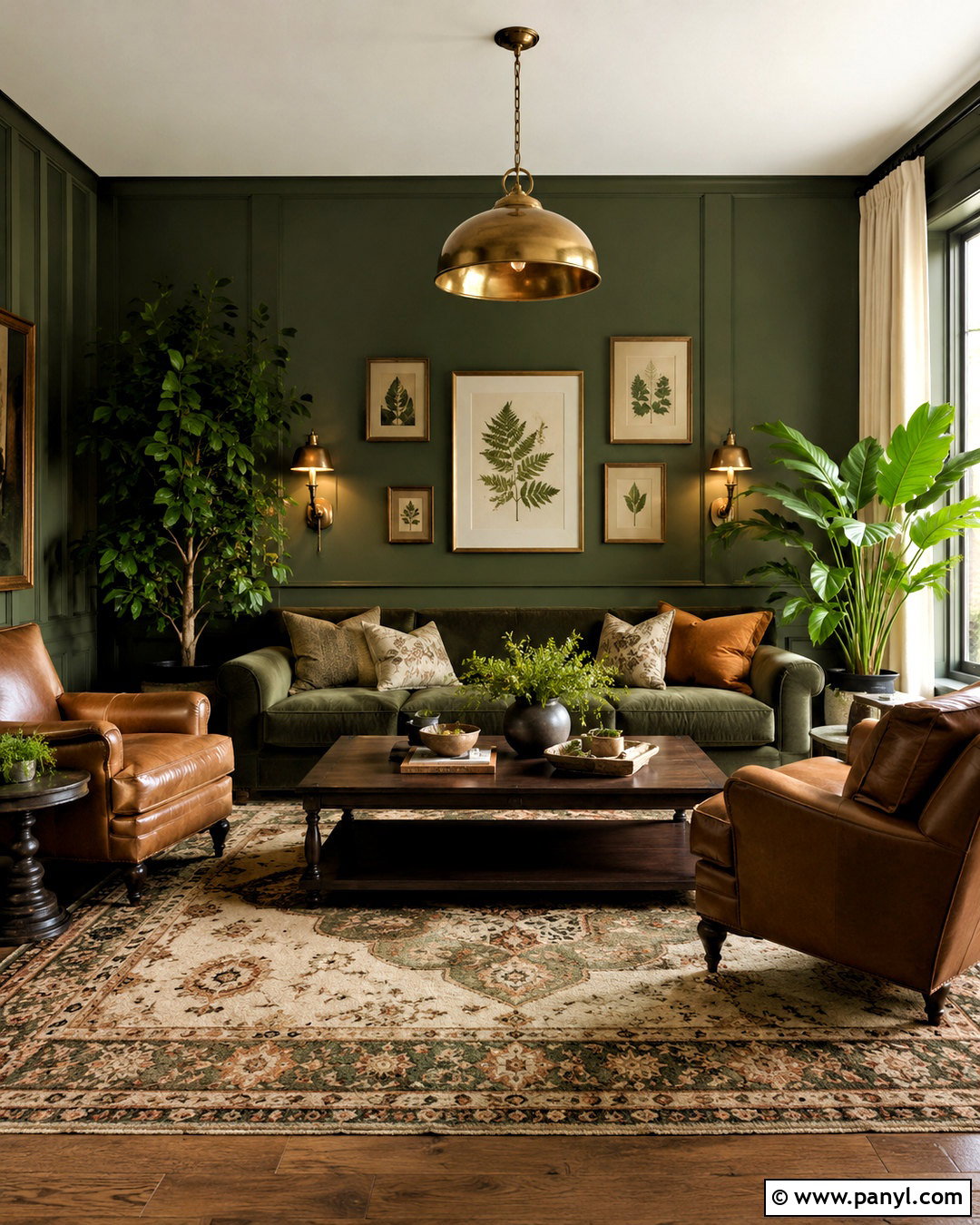 Green Pine Walls Living Room - 20 pine walls living room ideas