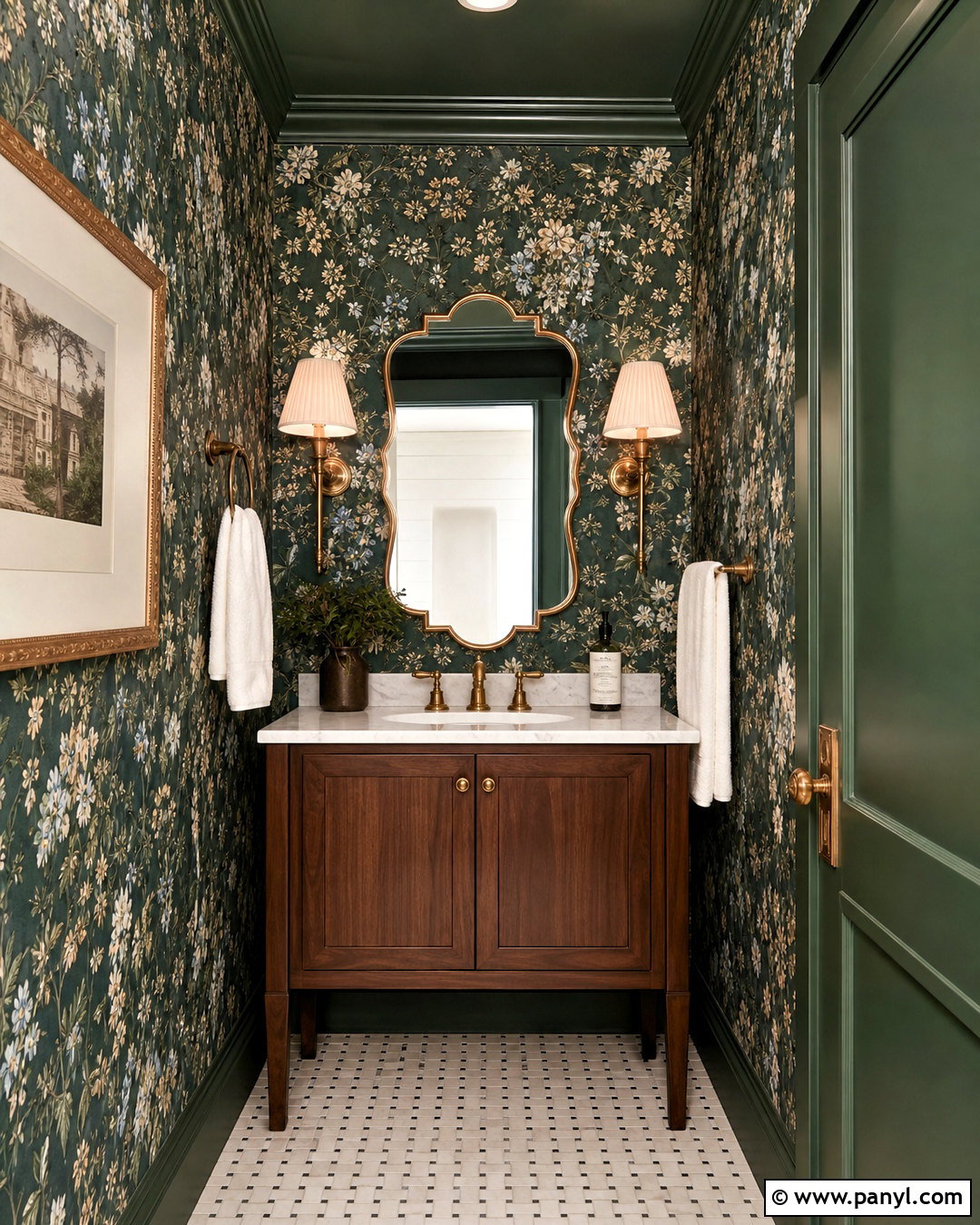 Green Powder Room Guest Bathroom - 20 green guest bathroom ideas