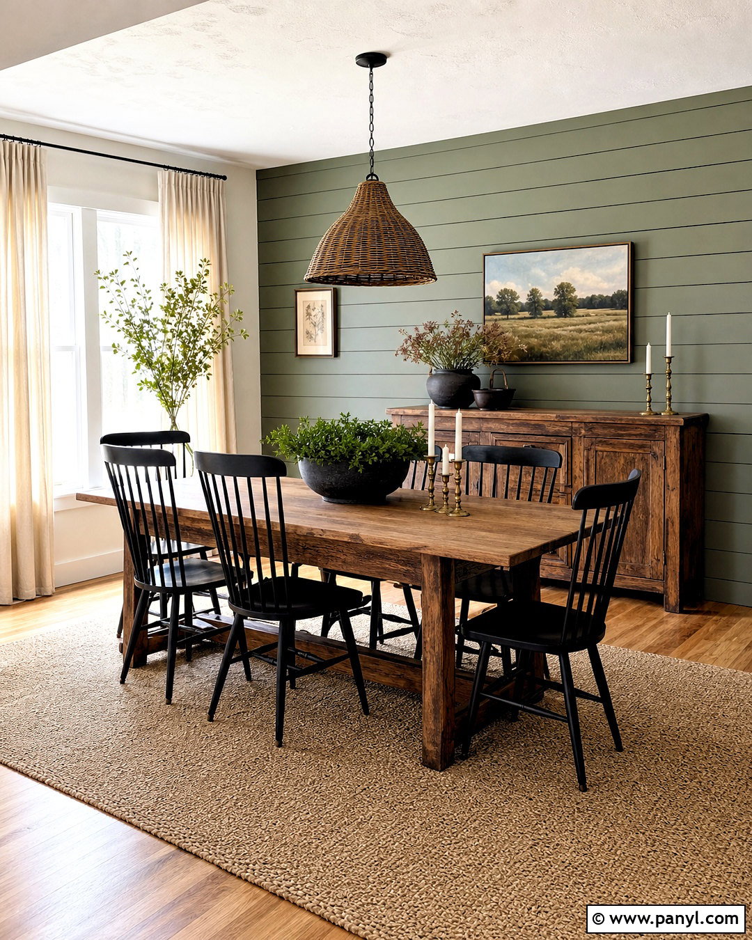 Green Shiplap Dining Room Wall - 20 farmhouse shiplap walls