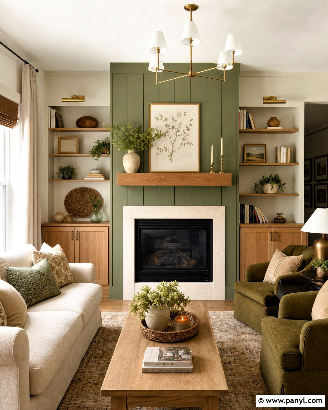 Green Shiplap Fireplace Wall - 20 shiplap wall with fireplace ideas