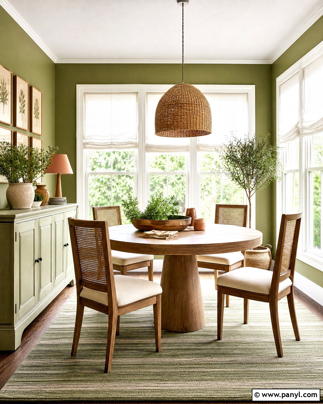Green Sunroom Dining Room - 20 green sunroom ideas