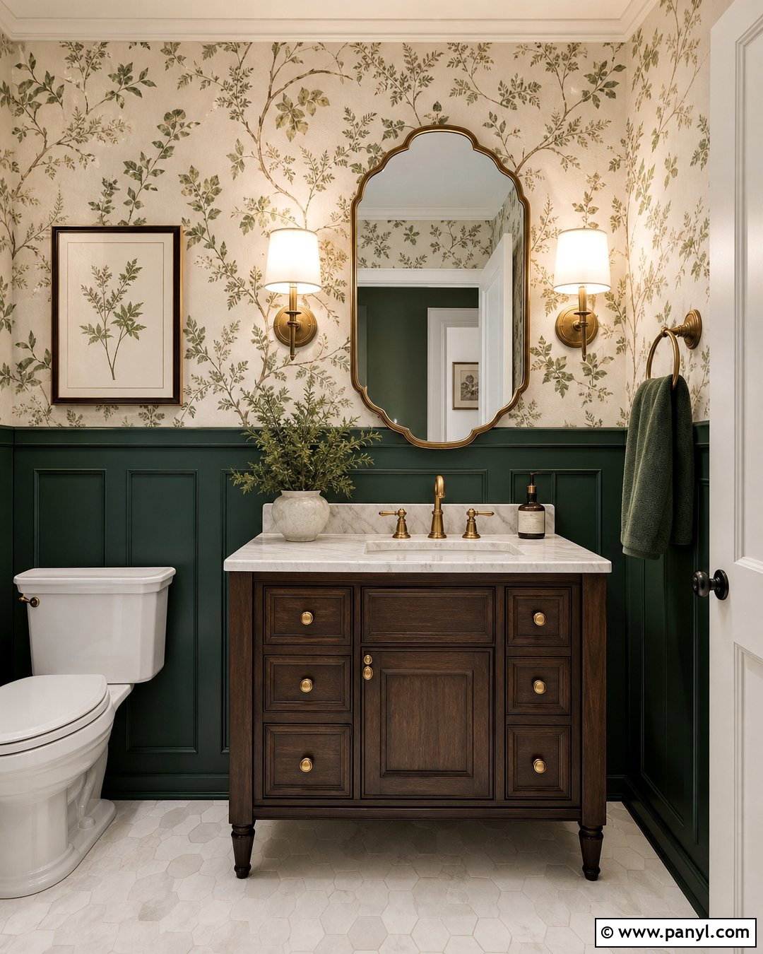 30 Two Toned Bathroom Walls: Stylish Ideas for Small Spaces